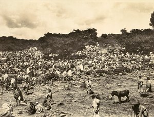 Building an Empire in the Fascist age: Abyssinian market by Modestino Baldinetti