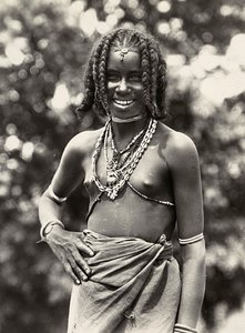 Building an Empire in the Fascist age: Cunama girl, 1936