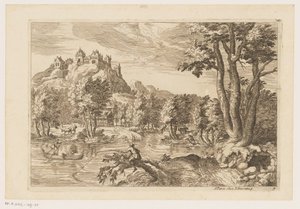 Landscape with Anglers (Landscapes after Titian)
