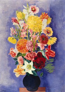 Dahlias, Roses, Gladioli and Lilies
