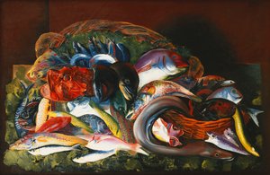 Large Still Life with Fish