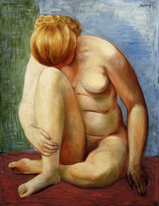Nude Woman Sitting
