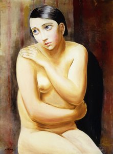 Nude Woman Sitting