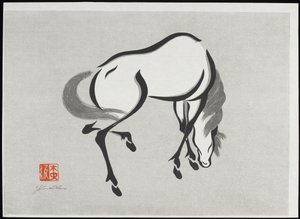 Horse (A) by Mokuchu Urushibara