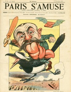 Paris Amuses, Number 6, Satirical in Colors by Moloch