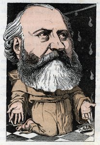 Portrait of Charles Gounod (1818-1893), French composer in 