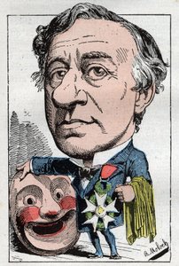 Portrait of Francois Jules Edmond Got (1822 - 1901) French actor by Moloch