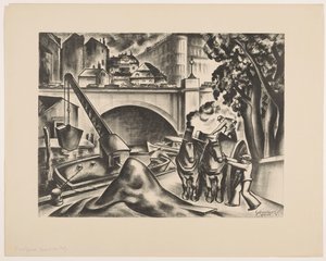 Seine Quay in Paris, Five Different Proofs by Mommie Schwarz