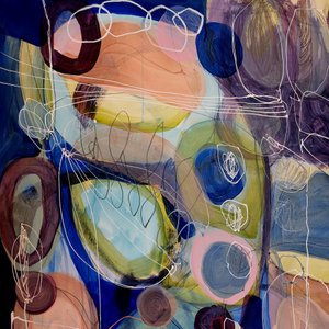 Vibrant Organic Abstract Shapes