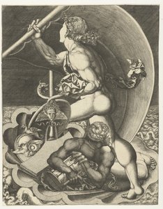 Allegory of Time and Fortune by Monogrammist AC