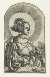 Saint Catherine by Monogrammist AC