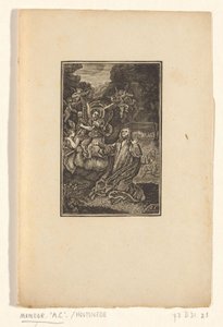 Christ on the Mount of Olives by Monogrammist AC (houtgraveur)
