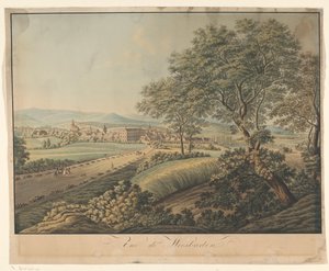 View of Wiesbaden by Monogrammist DS (graveur)