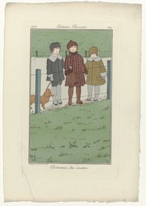 Journal des Dames et des Modes, Costumes Parisiens, 1914, No. 147: Morning Costumes by Monogrammist MFN