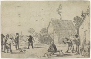 Peasants Playing Boules