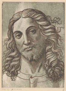 Head of Christ by Monogrammist NB (Italië)