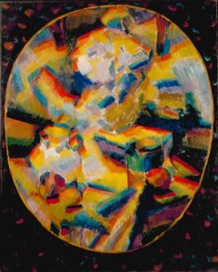 Still Life Synchromy with Nude in Yellow