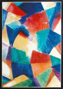 Synchromy in Blue Violet. Study