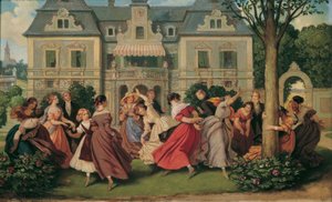 A Game, c.1860 by Moritz Ludwig von Schwind