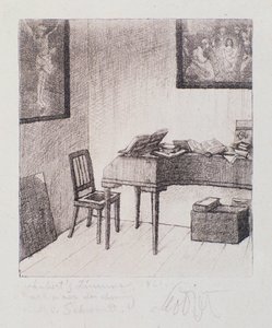 View of Franz Schubert