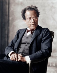 Gustav Mahler at the Vienna Opera House by Moritz Nähr