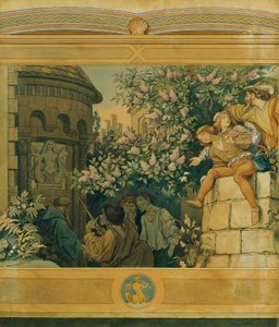 The Beautiful Melusine: VI. The Evil Tongues by Moritz Ludwig von Schwind