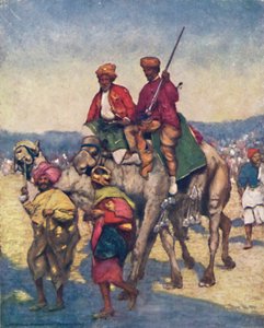 Camels from Mysore, 1903 by Mortimer L Menpes