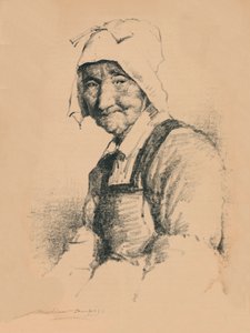 Portrait of an old woman, c1890, 1894 by Mortimer L Menpes