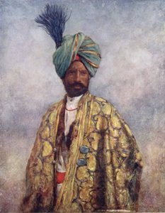 A Kashmiri Soldier by Mortimer Ludington Menpes