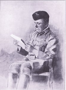 Colonel French (illustration from After Pretoria: The Guerilla War, 1902) by Mortimer Ludington Menpes