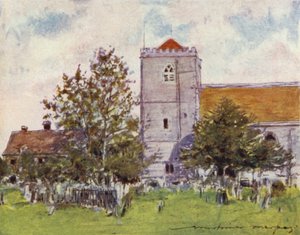 Dorchester Abbey by Mortimer Ludington Menpes