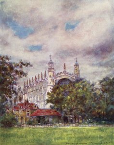 Eton Chapel, from the Fields