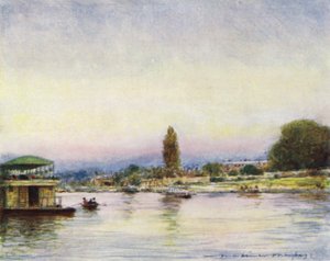 Hampton Court, from the River by Mortimer Ludington Menpes