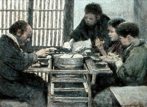 Japanese Dinner by Mortimer Ludington Menpes