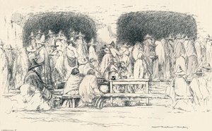 Mid-day at Puebla, c1895