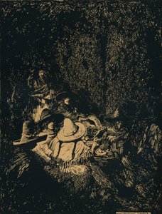 Night Scene at Puebla by Mortimer Ludington Menpes