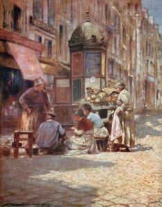 Peeling Potatoes by Mortimer Ludington Menpes