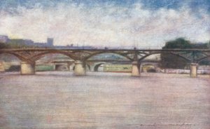 The Pont des Arts by Mortimer Ludington Menpes