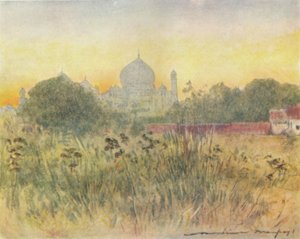 The Taj Mahal, Agra by Mortimer Ludington Menpes