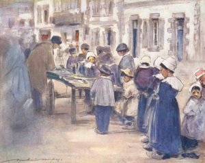 World’s Children: Breton, Market Day by Mortimer Ludington Menpes