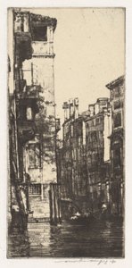 Canal by Mortimer Menpes