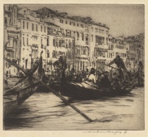 Festival Day, Venice by Mortimer Menpes