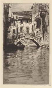 Osmarin Canal by Mortimer Menpes