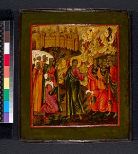 Icon. Unidentified Gospel Subject by Moscow School