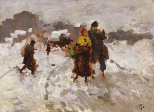 Figures in the Snow