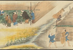 Illustrations of Uji Tea Production