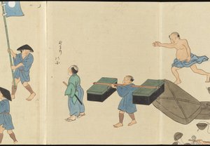 Illustrations of Uji Tea Production