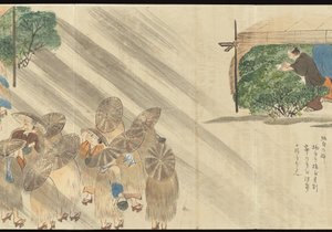 Illustrations of Uji Tea Production by Motonari Sait?