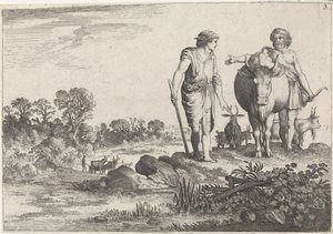 Argus Asks Mercury to Stay with Him (Mercury and Argus)