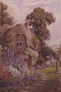 A Cottage Garden by Mrs. Walford